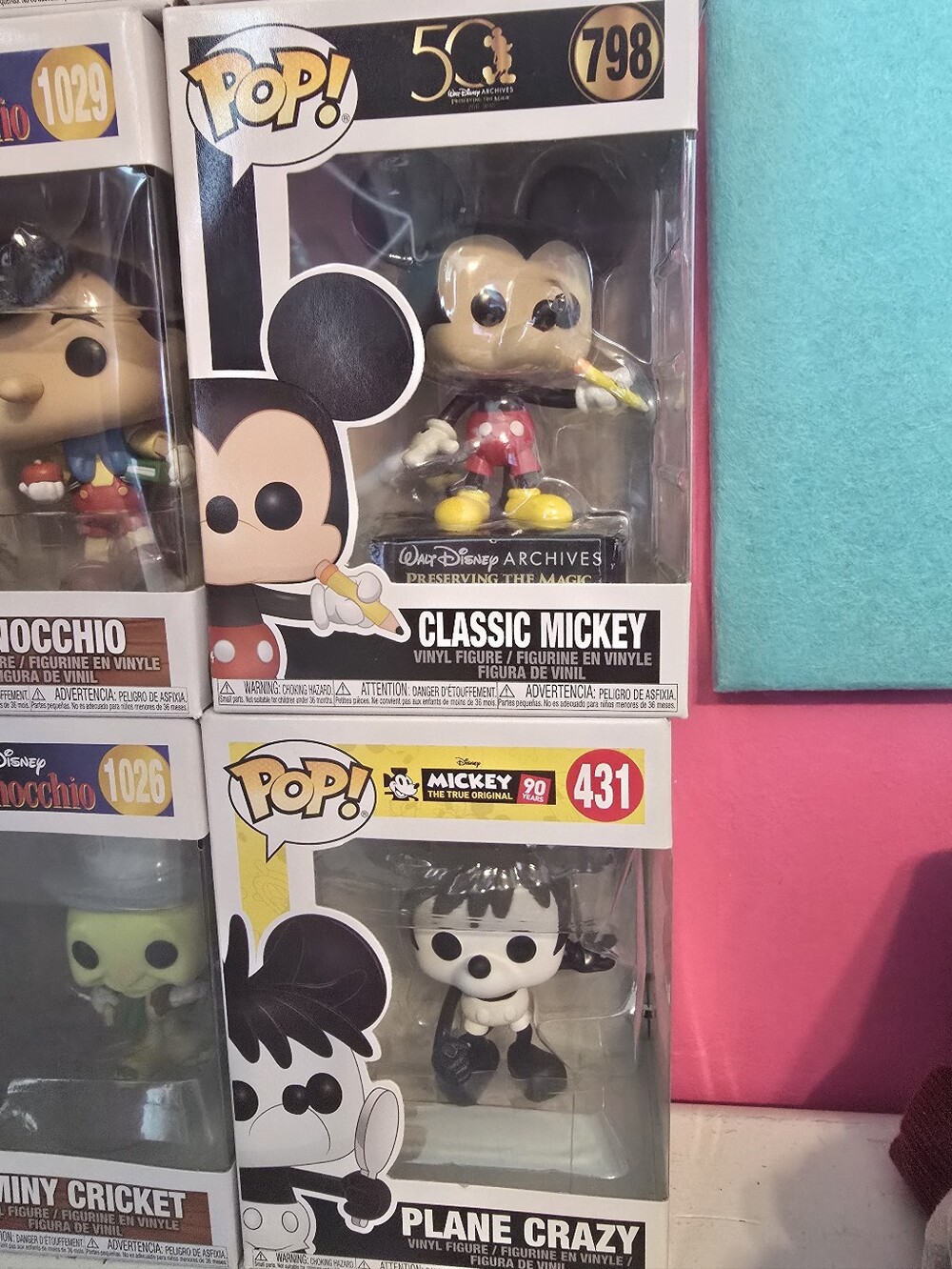 Funko Classic Mickey & Plane Crazy Dual Pop! Set